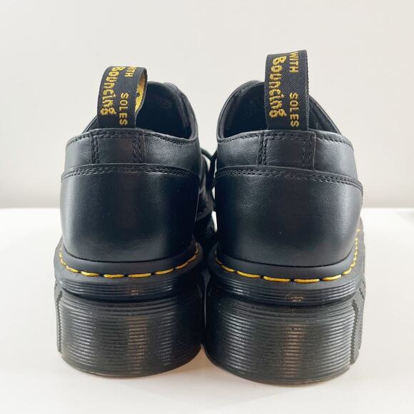 Dr. Martens Audrick Leather Platform Loafer Shoe Black  men 9.5/10 women 11/11.5 - Picture 7 of 11
